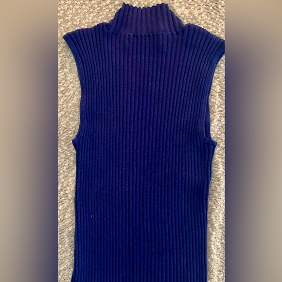 Josephine Chaus Purple and Blue Knit Top - Picture 3 of 3